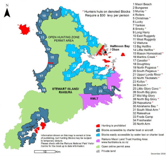 Stewart Island/Rakiura hunting Where to hunt in the Southland region