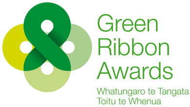 Green Ribbon Awards Whatunga te Tangata Toitu te Whenua. 