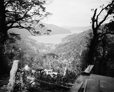 View of landscape from mine. 