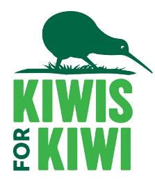 Kiwis for Kiwi logo. 