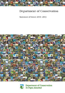 Cover of the 2010-2013 Statement of Intent.