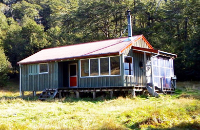 Boyle Flat Hut. 