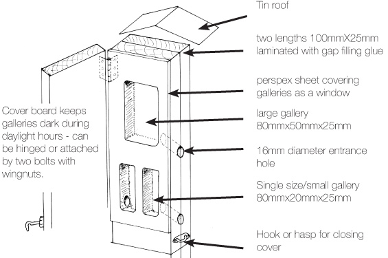 Diagram of a luxury weta motel designed by George Gibbs. Diagram of a luxury weta motel designed by George Gibbs.