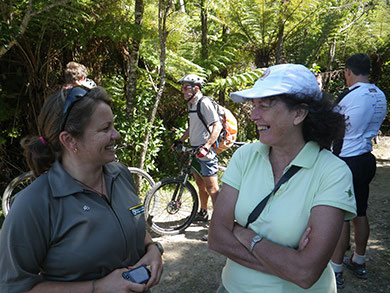 Margot Ferrier and Lynda Scott-Kelly.