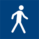 Walking track logo. 