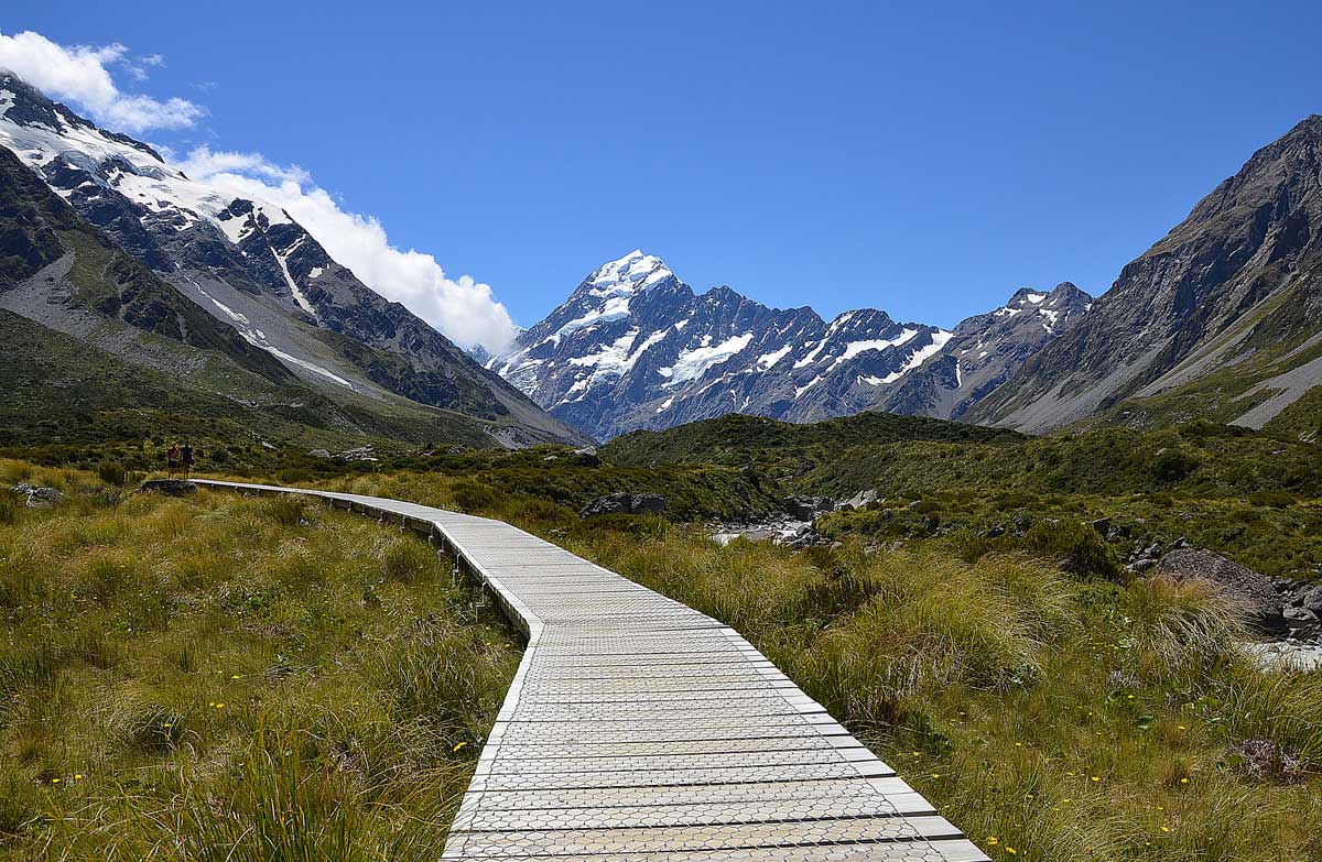 Aoraki/Mount Cook village walking tracks: Aoraki/Mount Cook tracks and walks