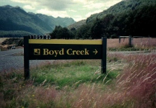 Boyd Creek Track