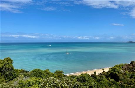 View of Coquille Bay on the Abel Tasman Coast Track