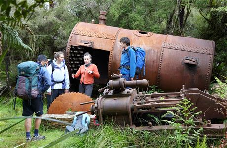 Historic relics on Rakiura Track.