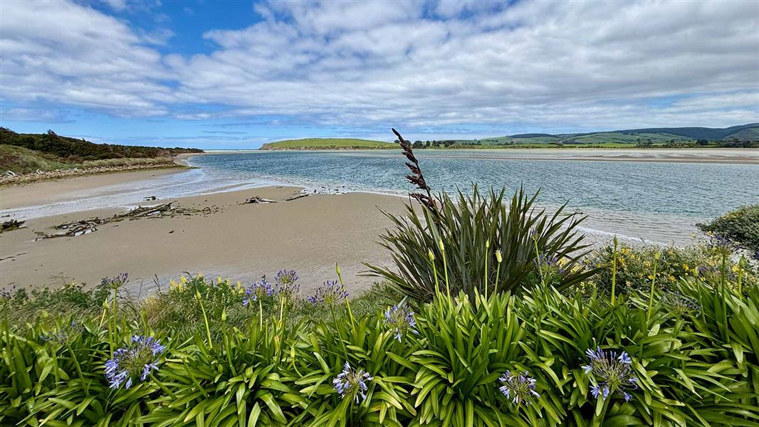 View at the start of Surat Bay Beach Walk.  