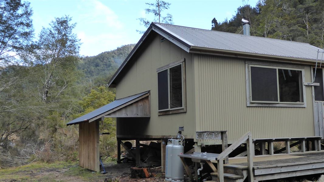 Stern Valley Hut.