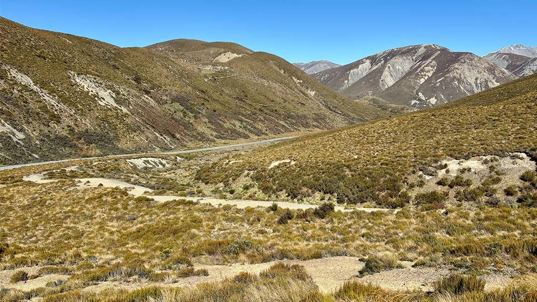 View from the trail to Foggy Peak. 