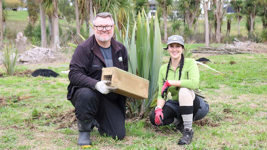 Pallets put to use on peat lake pests Media release 28 June 2022