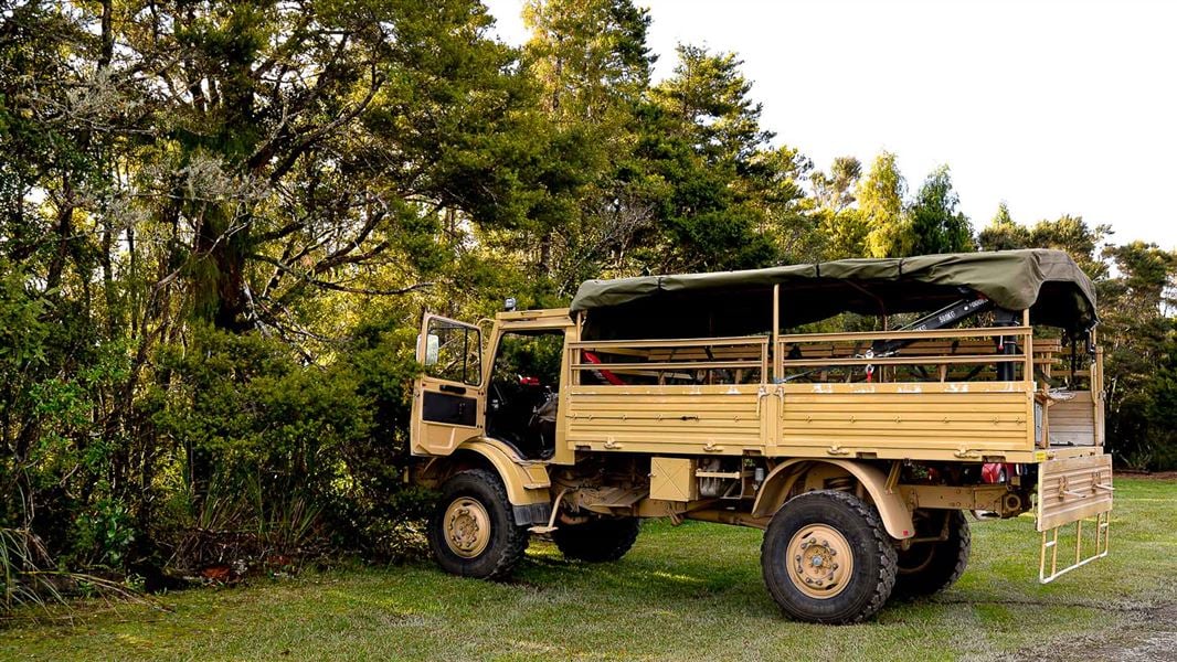 Old army Unimog.