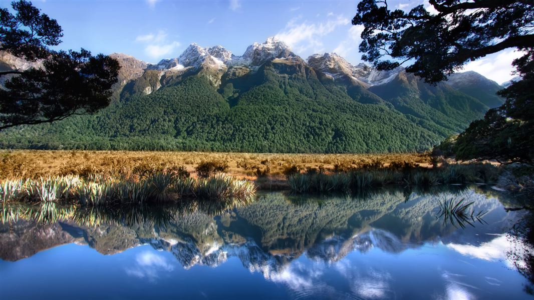 milford sound - mirror lakes