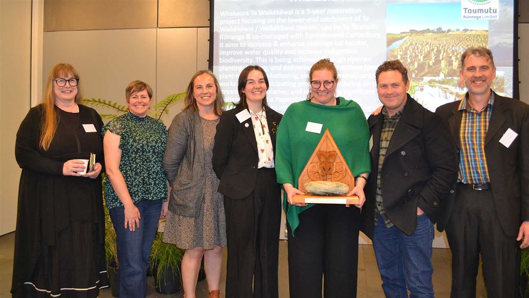 Te Waka o Aoraki trophy winners 2025. 