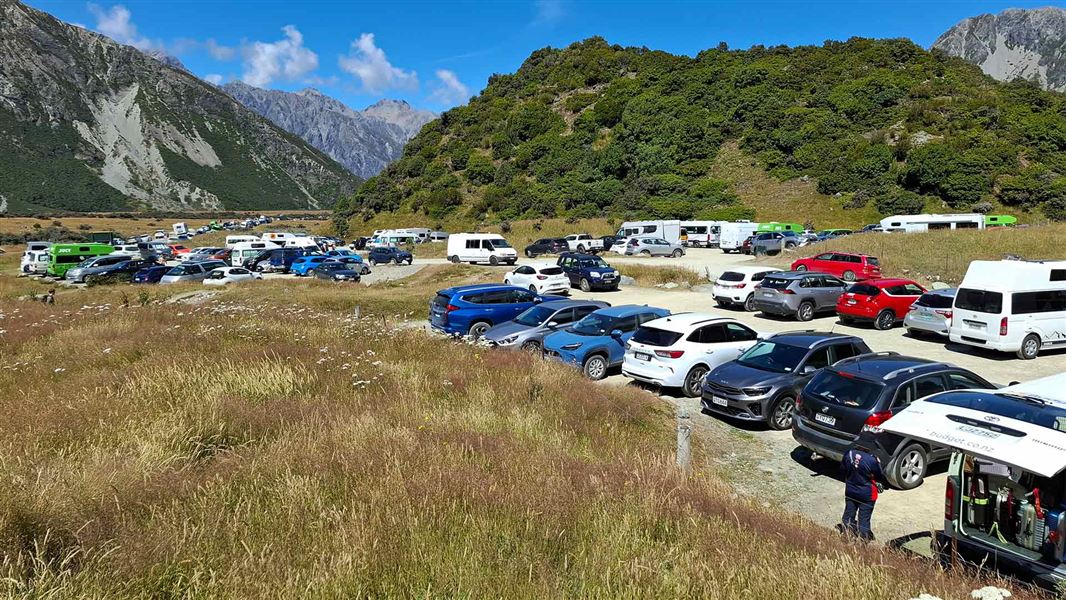 Car park Aoraki/Mt Cook
