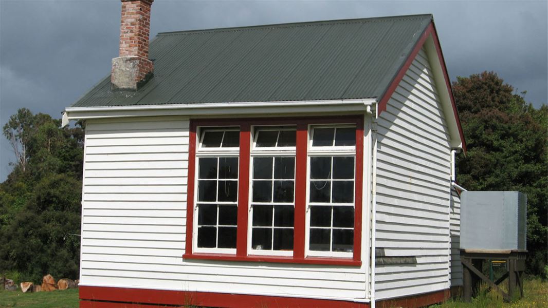 Port Craig School Hut, Fiordland National Park. 